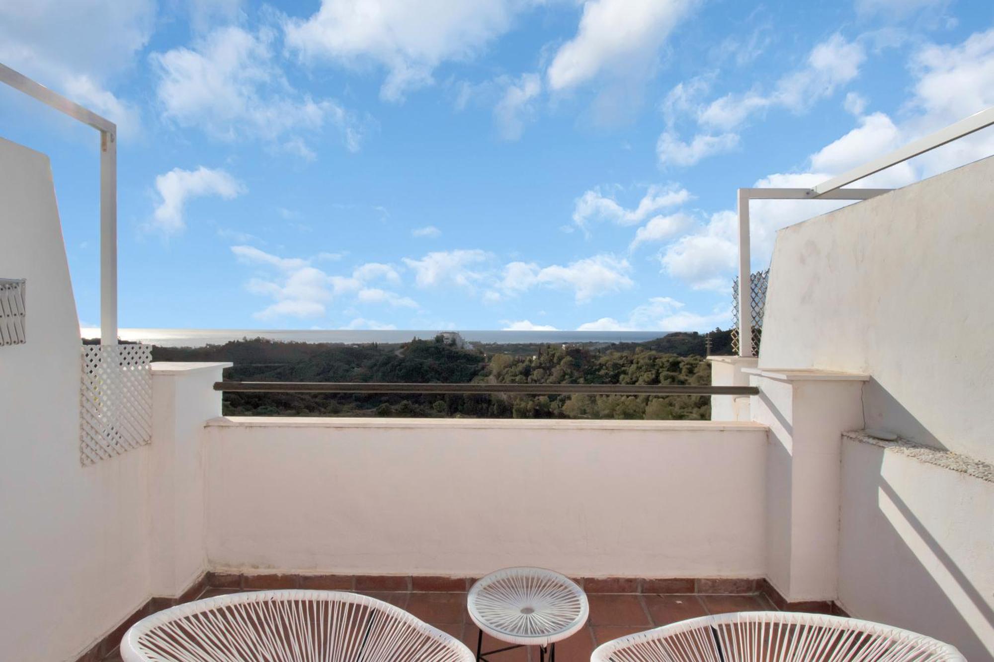 Duplex Estilo Boho Con Increible Terraza Y Vistas Al Mar En Estepona - Las Abejeras 609 Apartment Ngoại thất bức ảnh